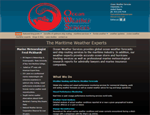 Tablet Screenshot of oceanweatherservices.com